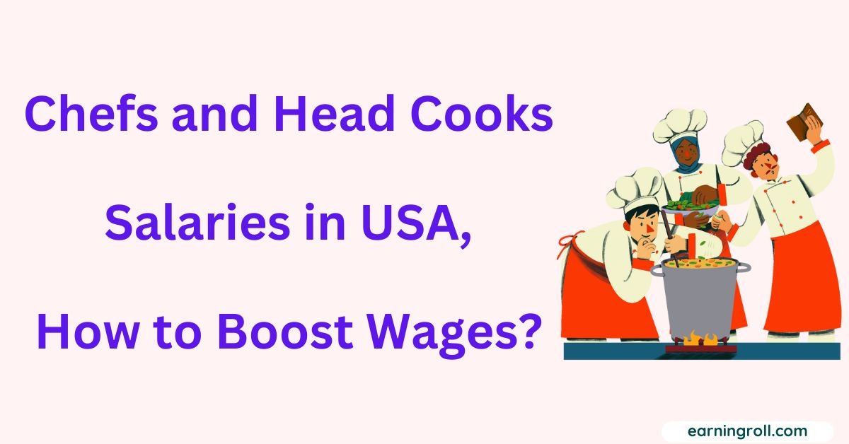 Chefs and Head Cooks Wages in USA