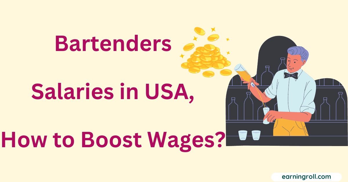 Bartenders Wages in USA